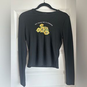 No rain no flowers long sleeve